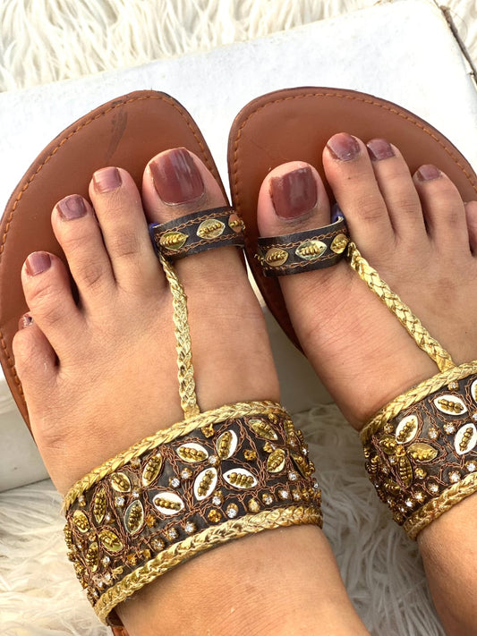 Comfort Fit Leather Kolhapuri Chappals