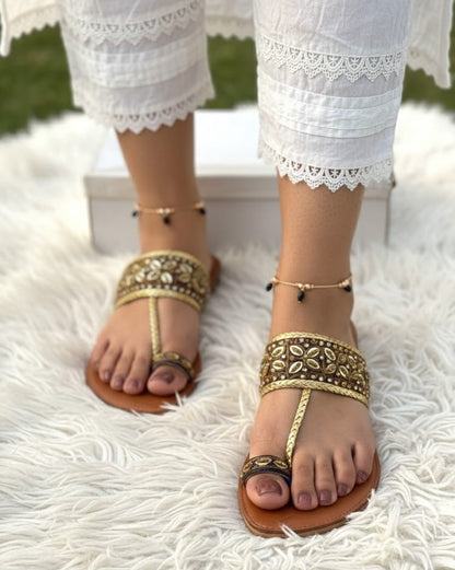 Comfort Fit Leather Kolhapuri Chappals