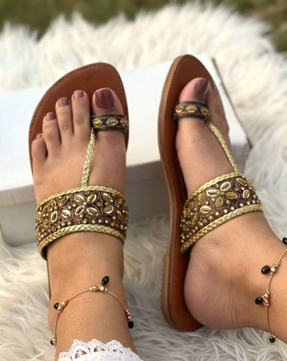 Comfort Fit Leather Kolhapuri Chappals