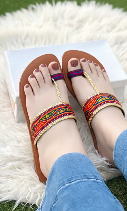 Premium Handmade Multi Kolhapuri Chappals